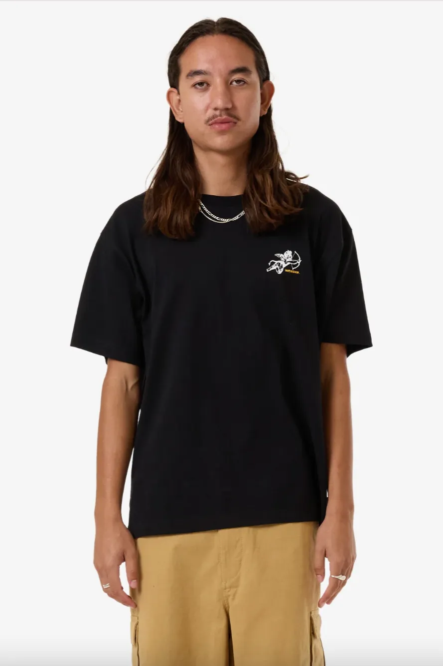 WORSHIP SUPPLIES CHERUB TEE - BLACK
